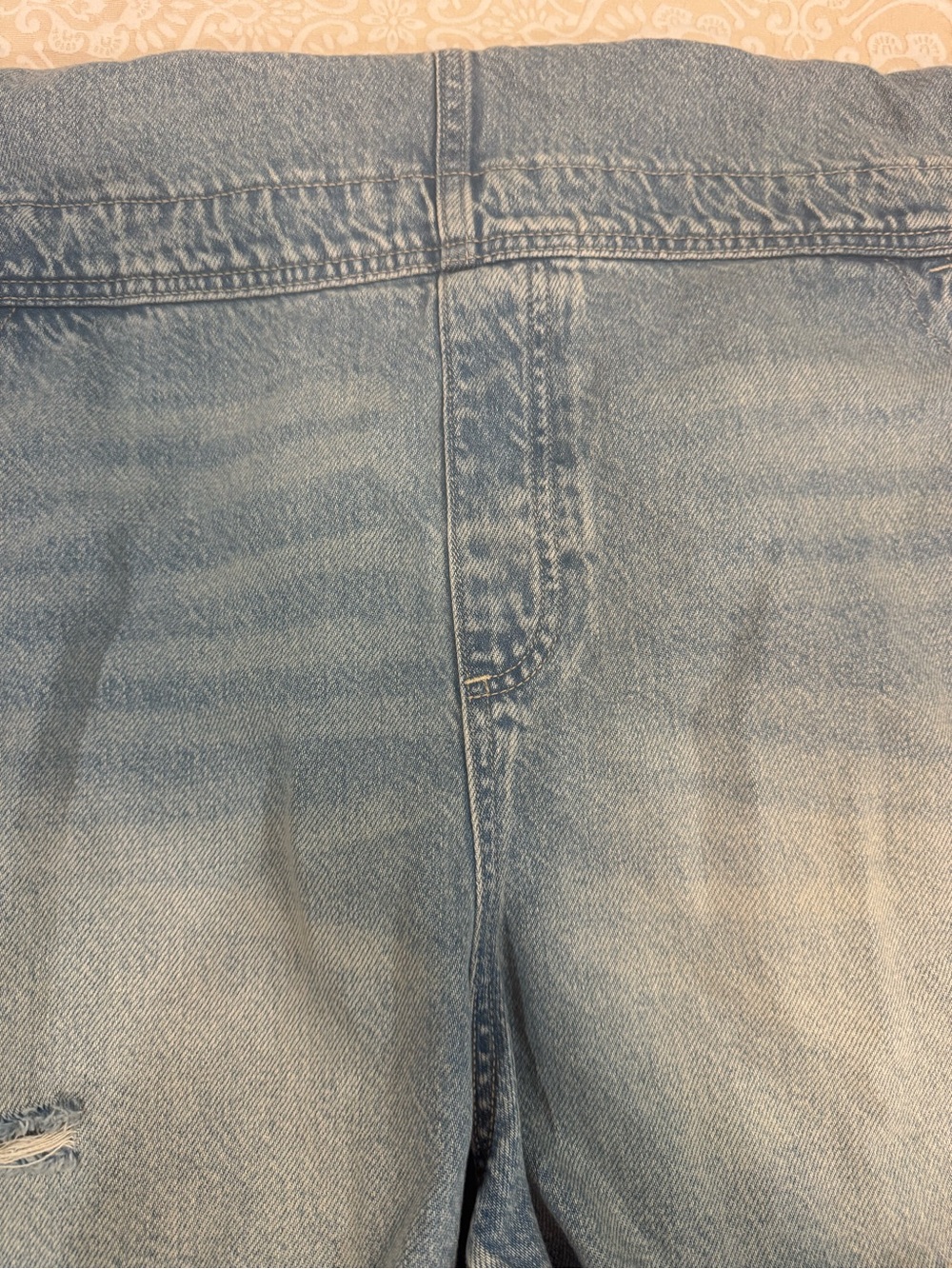 Arizona Jean Co. Light Wash Denim Shortalls XXXL plus - Picture 6 of 10